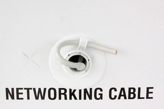 Techly U/UTP Cat.6 (Gigabit) Netzwerkkabel Ethernet 305m Grau