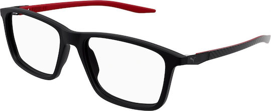Puma Pu0419o 004 Rame Ochelari Pentru Bărbați Acetat Negru Pătrat