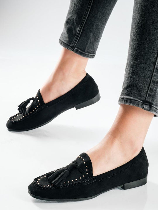 Women's Loafers in Black Color