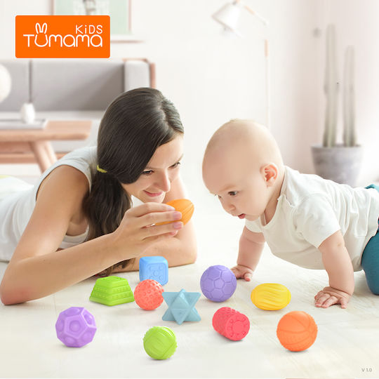 Tumama Kids Μπάλα από Σιλικόνη με Ήχους για 3+ Μηνών