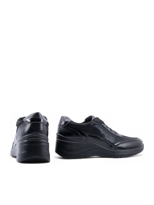 Γυναικεία Flatforms Sneakers Μαυρο