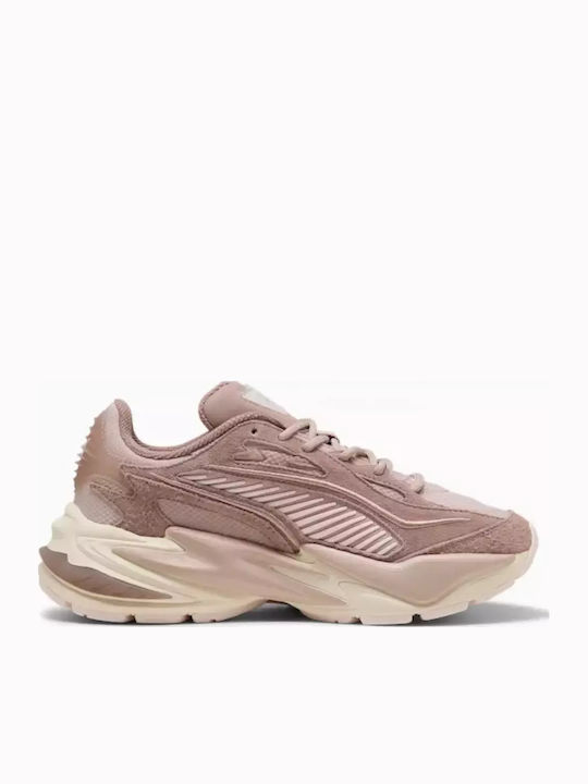 Γυναικεία Flatforms Sneakers Rose Late Crem