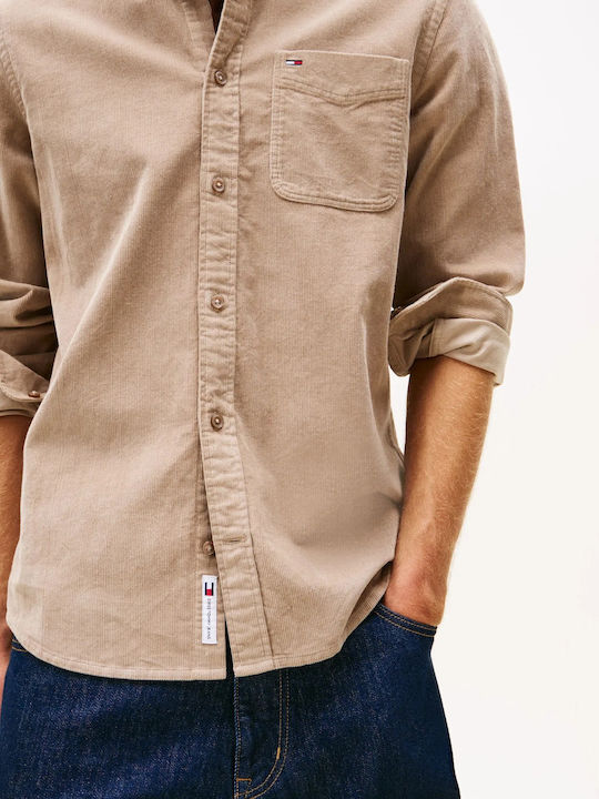 Langärmlig Hemd Beige
