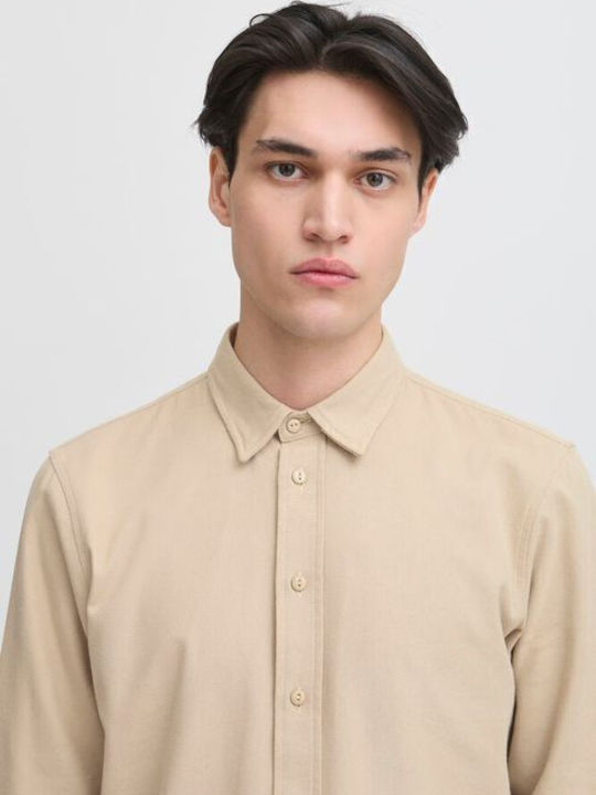 Long-sleeved Shirt Silver Mink Melange