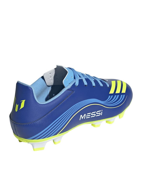 adidas F50 Messi Club Football Shoes with Cleats Blue