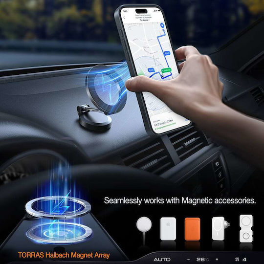 Torras Pstand Back Cover Silicon Transparent (iPhone 17)