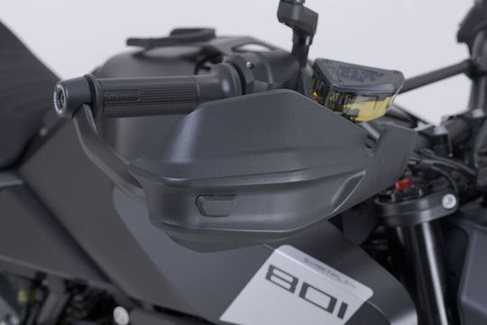 SW-Motech Motorcycle Protective Hand Guards in Black Colour