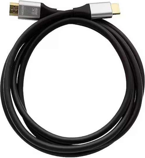 Roger HDMI 2.1 Ultra High Speed 48Gbps 4K 120Hz HDR VRR Kabel HDMI-Stecker - HDMI-Stecker 3m Schwarz