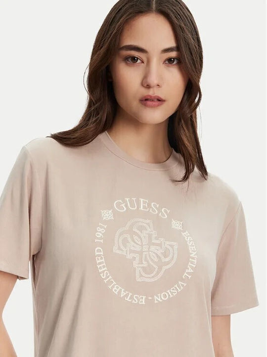 Γυναικείο T-shirt Μπεζ