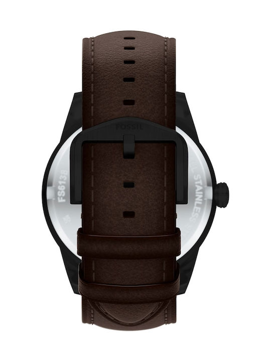 Fossil Multifunction Ρολόι Μπαταρίας με Μεταλλικό Μπρασελέ Fossil Multifunction Ρολόι Μπαταρίας με Μεταλλικό Μπρασελέ