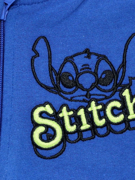 Παιδική Ζακέτα Βαμβακερή Μπλε Lilo Stitch