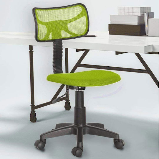 Kids Desk Chair Green 40x38x72.5-82.5cm