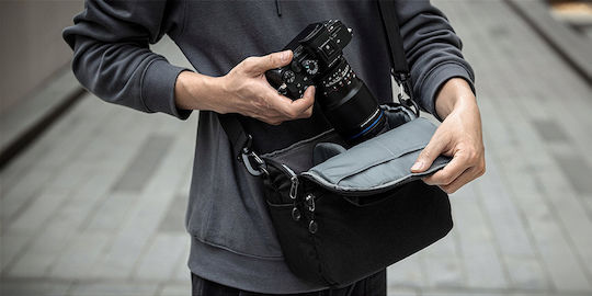 K&F Concept Τσάντα Ώμου Φωτογραφικής Μηχανής Small Μαύρη