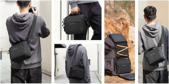 K&F Concept Τσάντα Ώμου Φωτογραφικής Μηχανής Small Μαύρη
