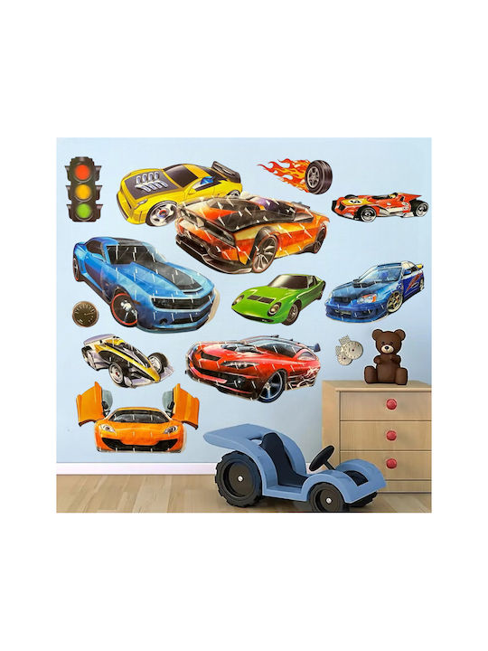 Autocolant Decorativ pentru Copii Perete 3D 3x40buc