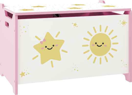 Aiyaplay Children's Storage Box made of Fabric Pink 60x37x39cm 1pcs