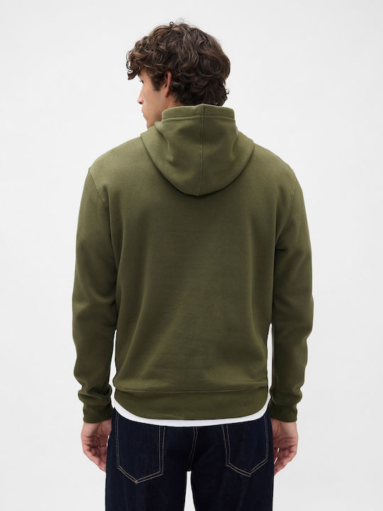 Sweatshirt with Hood Green