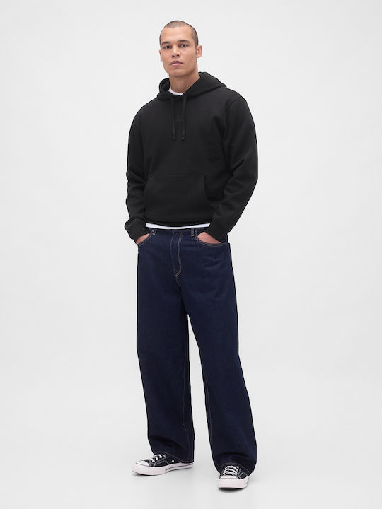 Sweatshirt with Hood Black