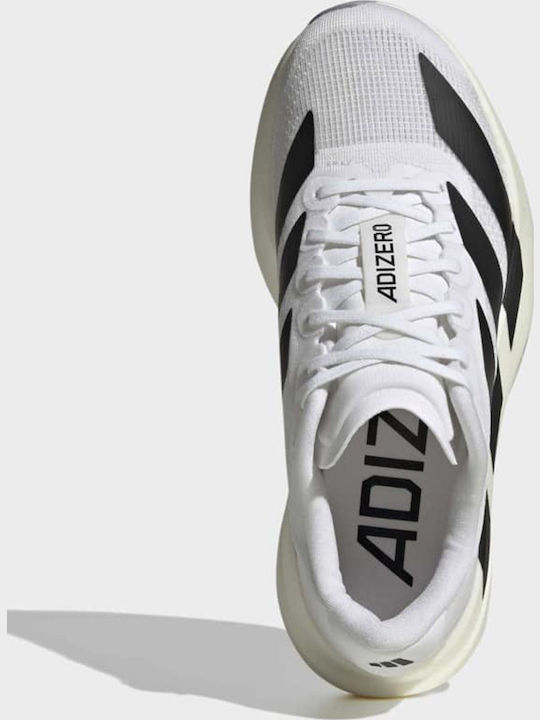 Adizero Αθλητικά Παιδικά Παπούτσια Running με Κορδόνια Λευκά