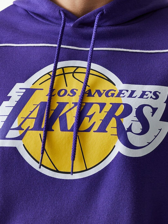 Sweatshirt with Hood Purple