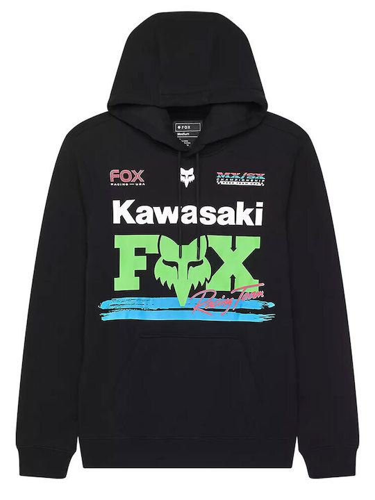 X Kawasaki Sweatshirt mit Kapuze Black