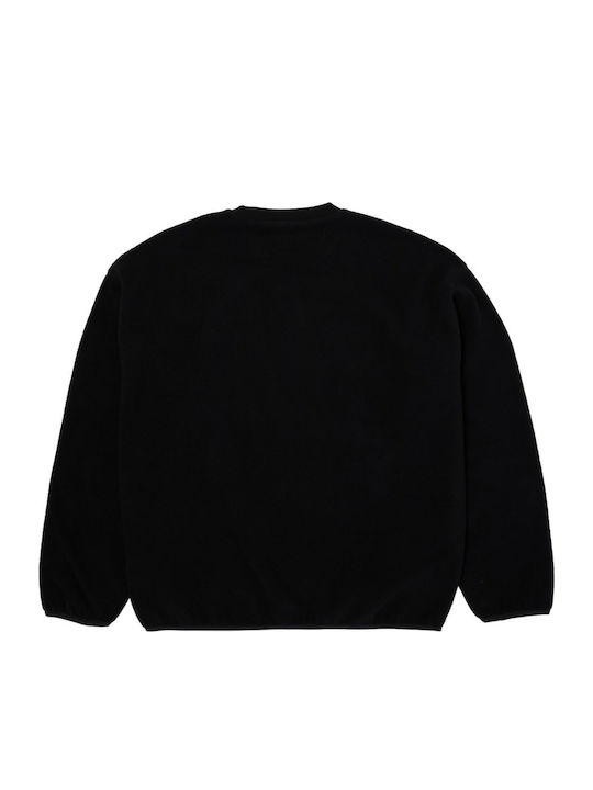H Dot Polar Fleece Sweatshirt Black