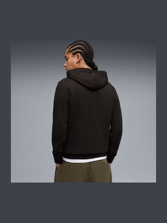 Big Logo Sweatshirt with Hood Black