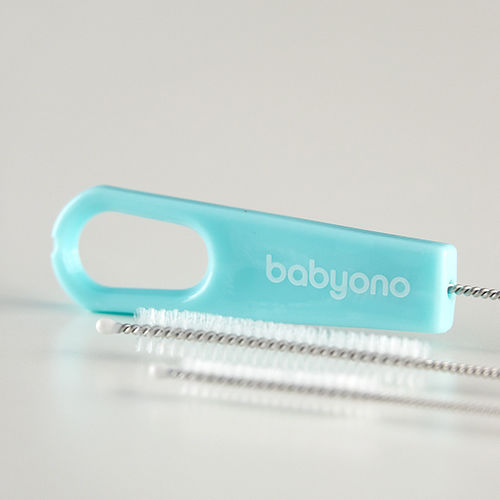 Babyono Cleaning Brush for Baby Bottles Blue 3pcs