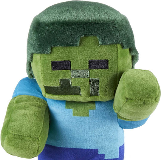 Mattel Λούτρινο Minecraft Zombie Plusz 23 εκ.