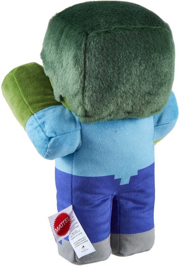 Mattel Λούτρινο Minecraft Zombie Plusz 23 εκ.