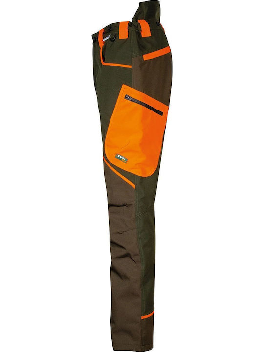 Cofra Wittenau Hunting Pants Snipe Waterproof in Brown color