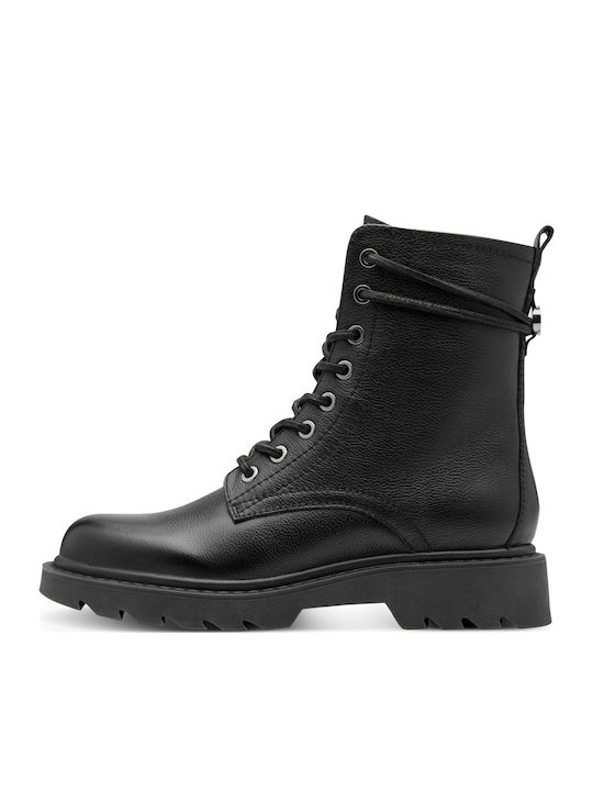 Leather Women's Ankle Boots Black