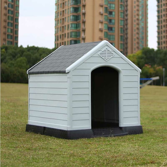 Vesta Large Dog House Outdoor White 78.5x87.7x81.5cm