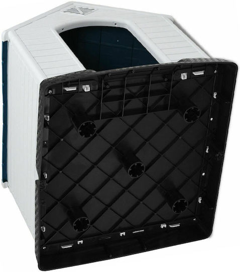 Vesta Large Dog House Outdoor White 78.5x87.7x81.5cm