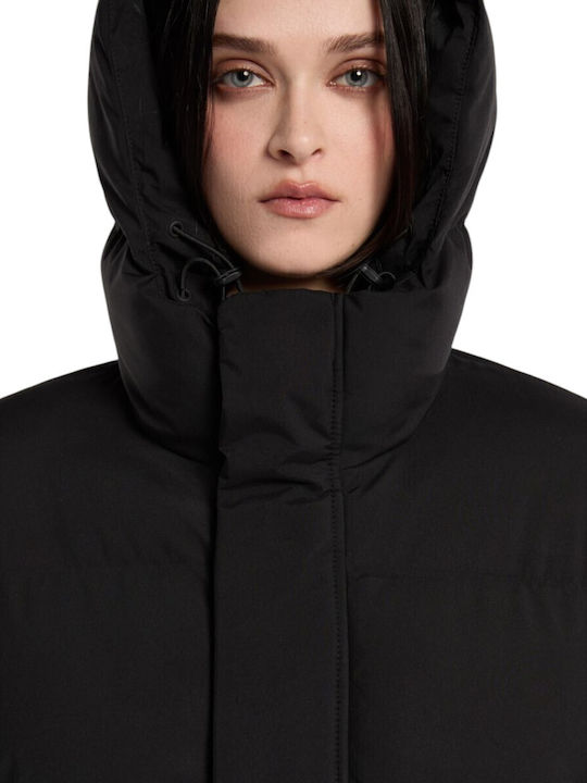 Eagleville Γυναικείο Puffer Μπουφάν για Χειμώνα Black