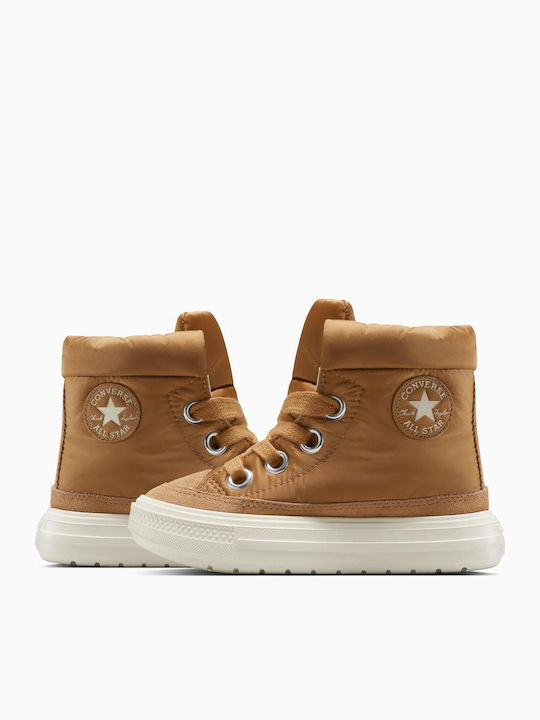 Chuck Taylor All Star Suede Kids Boots Brown