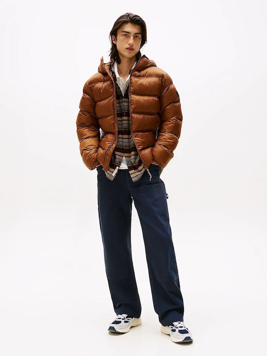 Jacket Puffer Brown