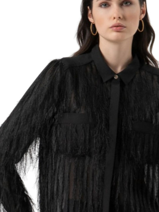 Women's Long Sleeve Shirt Black