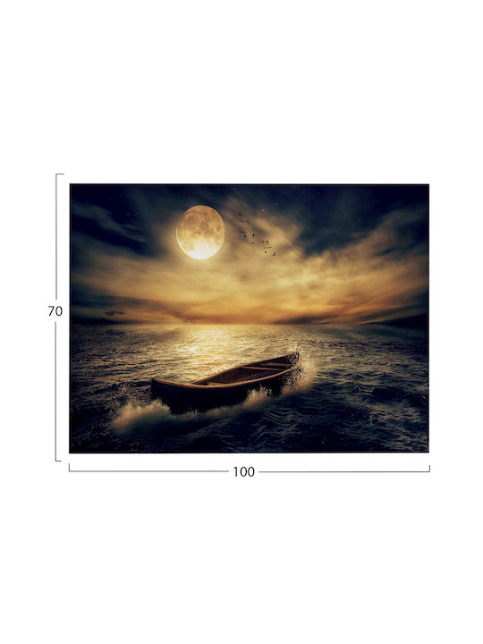 HomeMarkt Gobi Gemälde auf Leinwand 100x70cm