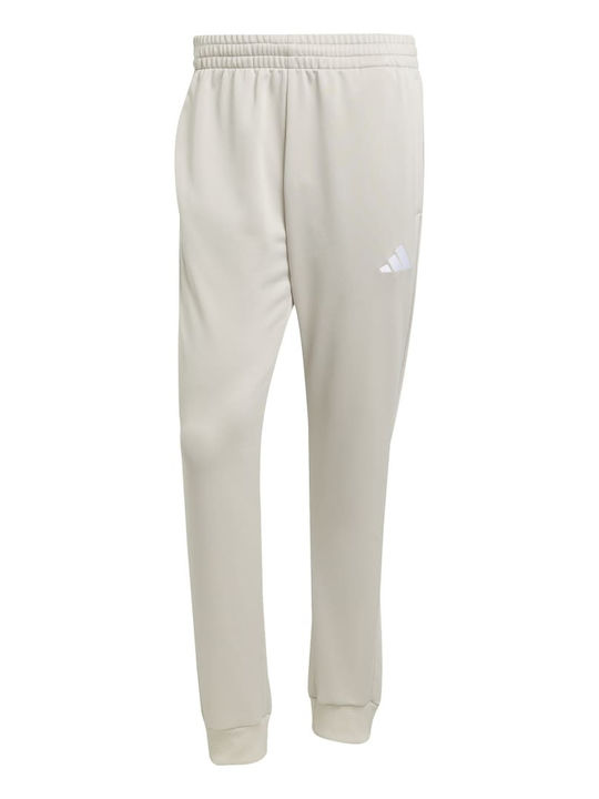 M 3s Trainingsanzug Glänzend mit Gummizug Beige
