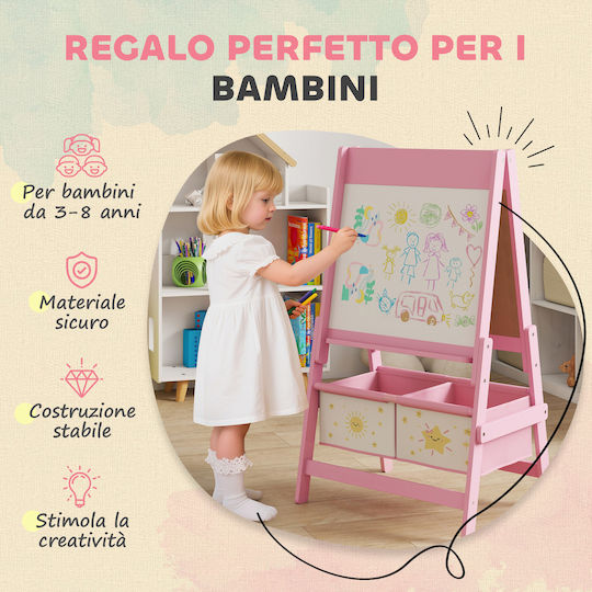Aiyaplay Magnetic Double Sided Floor Board 54x46x94cm