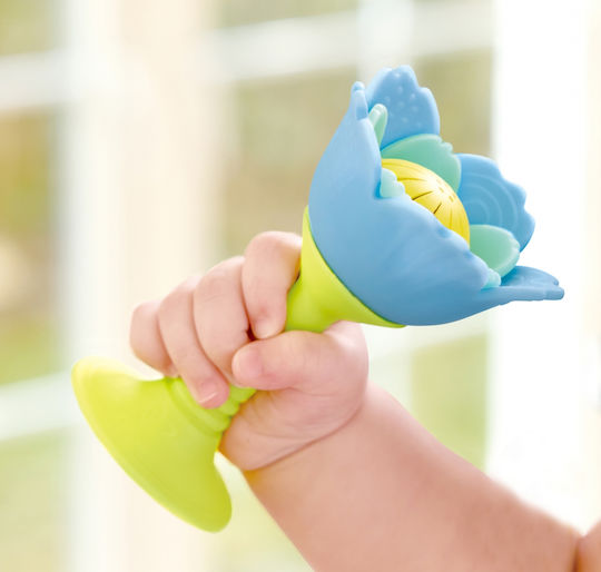 Hape Beißrassel für das Zahnen aus Silikon für 0 m+