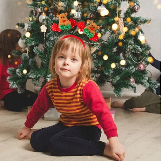Decorative Headband Flippy Christmas Clothing Accessories 12 X 25 Cm Reindeer Design One Size Multicolour
