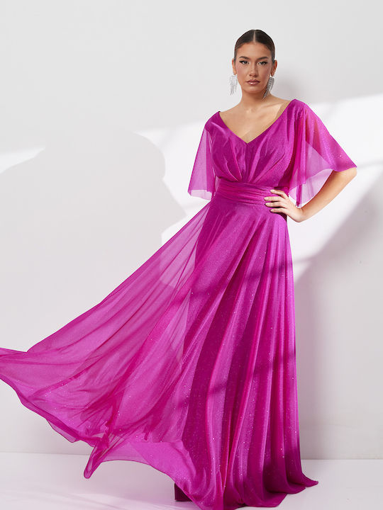 Summer Maxi Dress for Wedding / Christening Purple