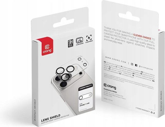 Crong Lens Shield Προστασία Κάμερας Μεμβράνη Διάφανο για το iPhone 17 Air