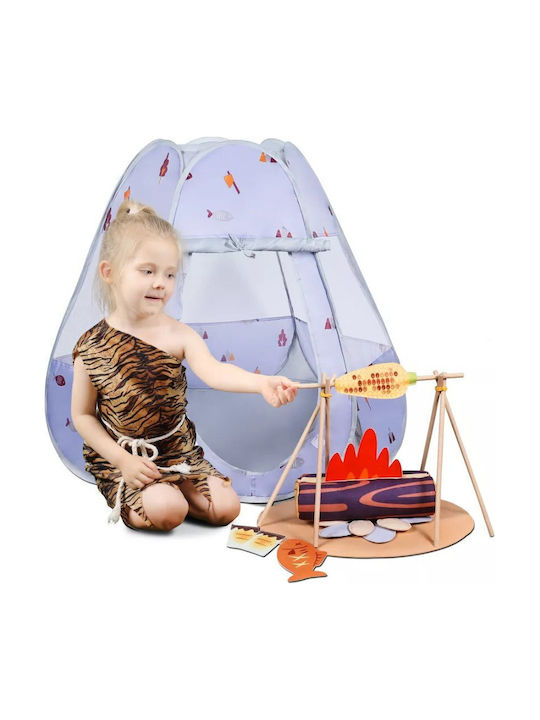 Tumama Kids Cort pentru Copii Pop Up Gri pentru 3+ ani