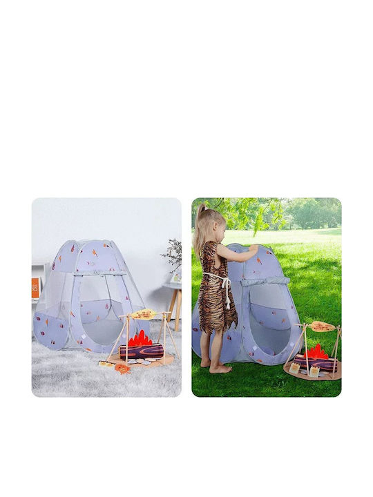 Tumama Kids Cort pentru Copii Pop Up Gri pentru 3+ ani