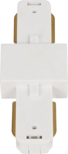 GloboStar Conector Șină pentru Corpuri de Iluminat Alb 60904