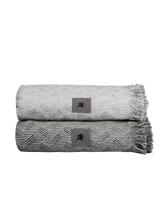 Greenwich Polo Club Essential 3950 Sofa Throw Chenille 180x250cm Gray
