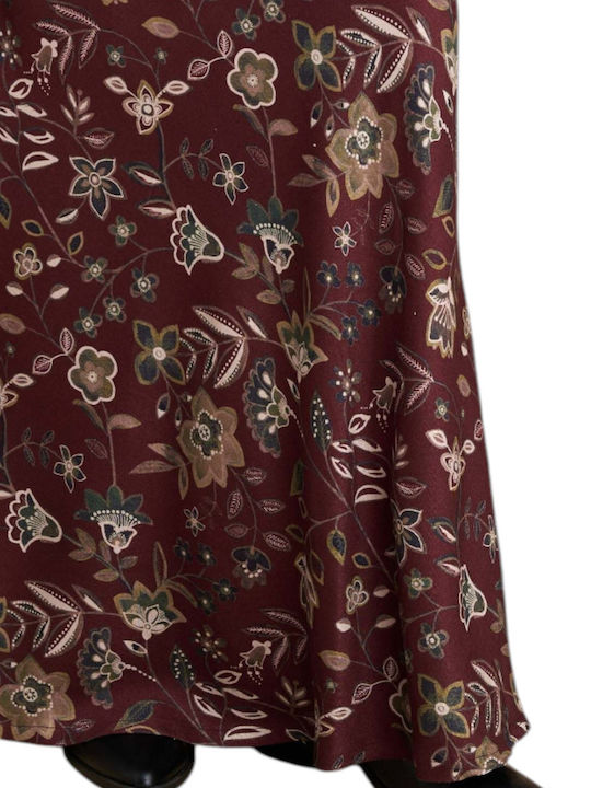 Maxi Fustă Floral Multicolor
